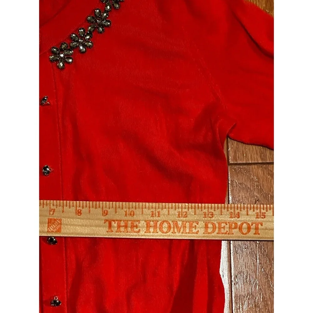 Kate Spade Women’s Jeweled Button Up Cardigan Size S